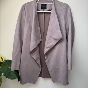 Dynamite Women's Purple Suede Jacket